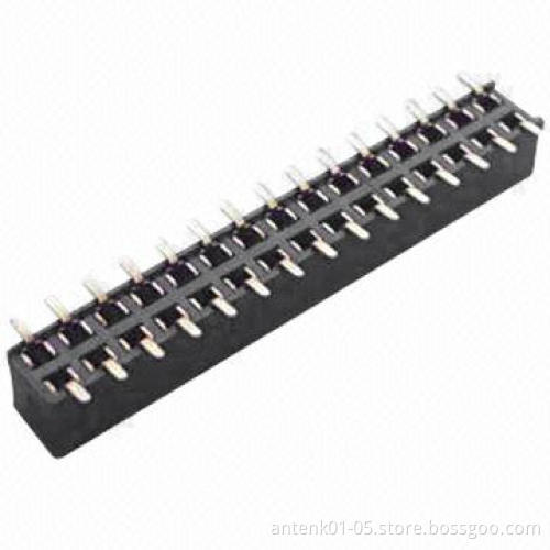 2.0mm Female Header Connector, Straight Dual-row, SMT Type, RoHS Compliant